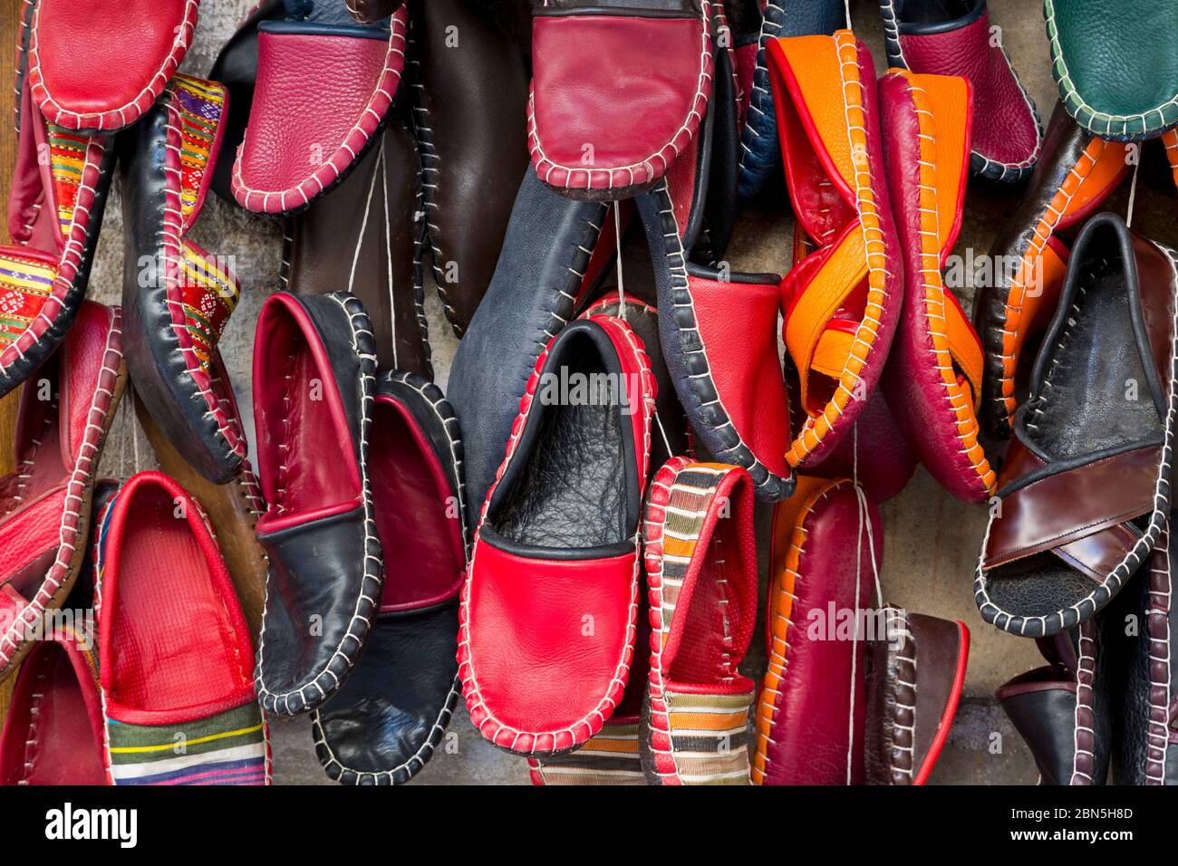 Leather shoes in Arasta Bazaar,Sultanahmet District,Istanbul,Turkey,Europe  Stock Photo - Alamy