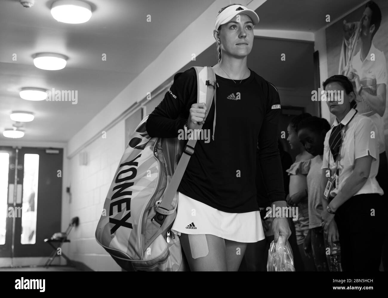 Angelique Kerber of Germany before her quarter-final match at the 2019 Nature Valley International WTA Premier tennis tournament Stock Photo