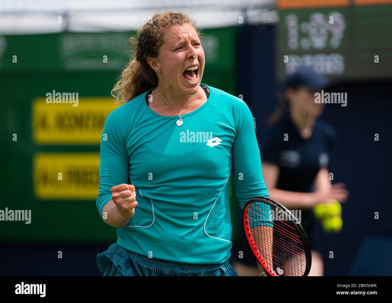 Anna-Lena Friedsam of Germany in action during her second-round match at  the 2019 Nature Valley International WTA Premier tennis tournament Stock  Photo - Alamy