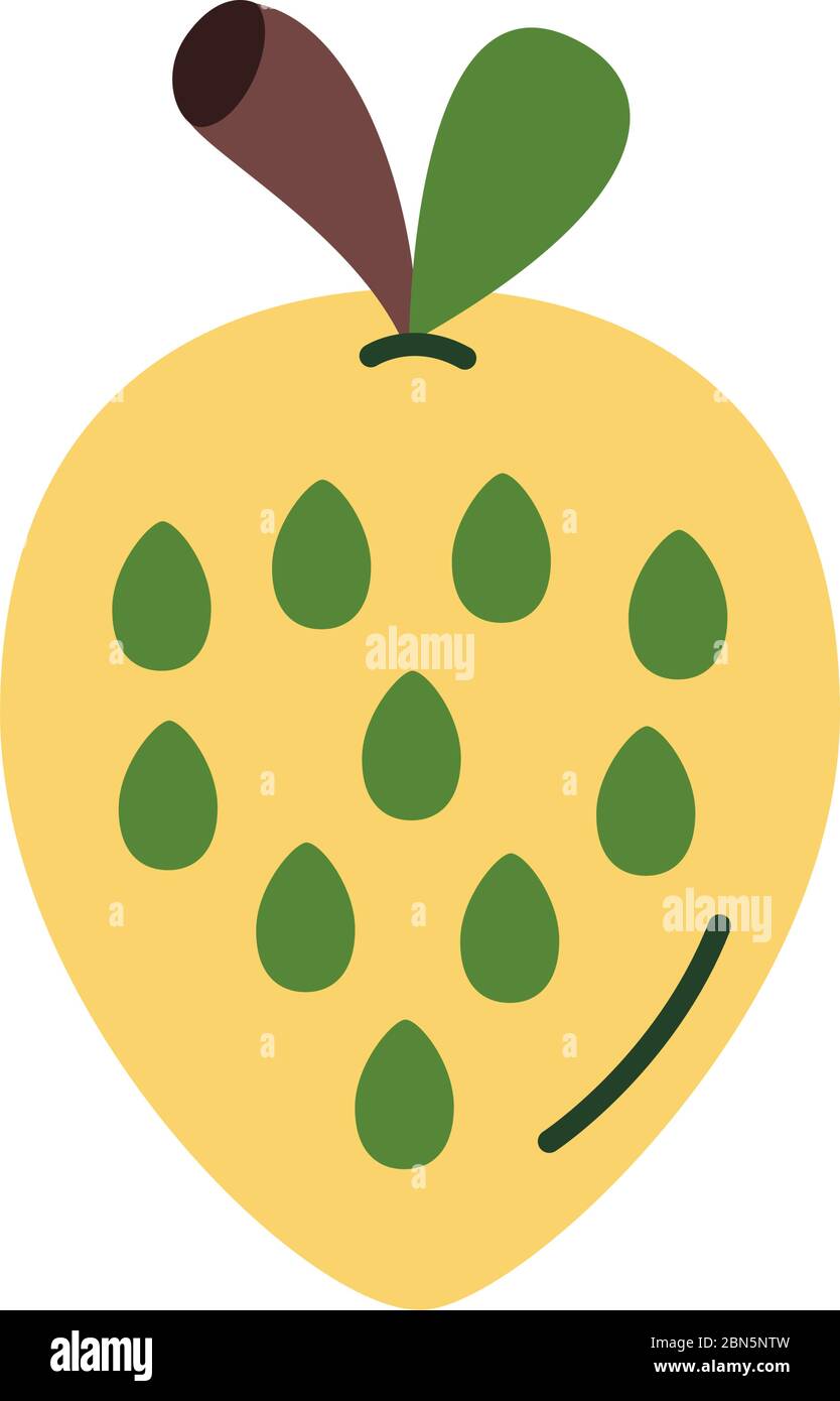 strawberry fresh flat style icon Stock Vector Image & Art - Alamy