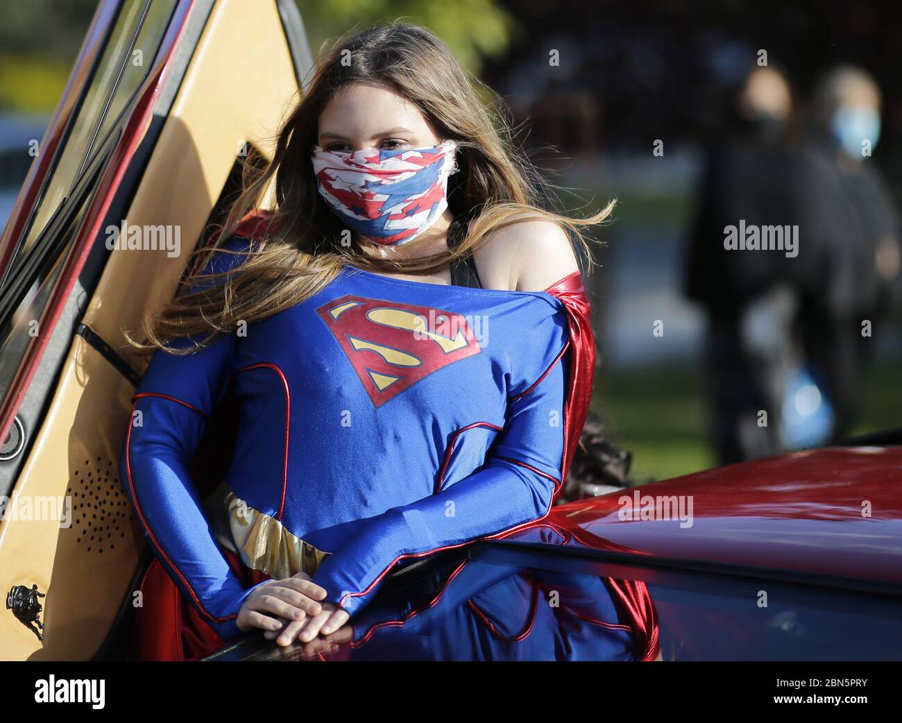 Dressed As Supergirl High Resolution Stock Photography And Images Alamy
