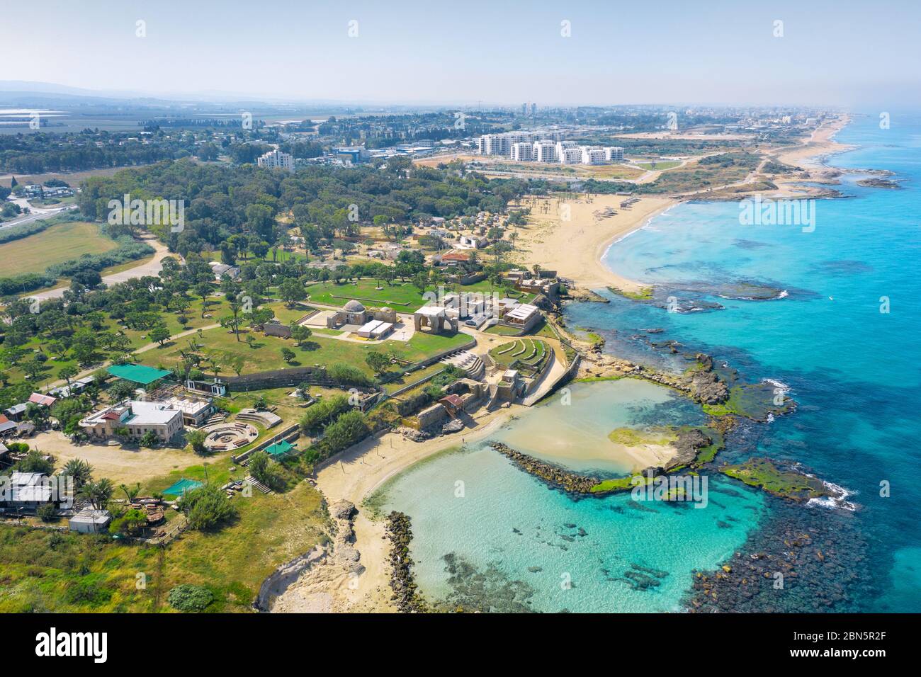 The Israeli Coast Of The Mediterranean Sea Near The City Of Nahariya 