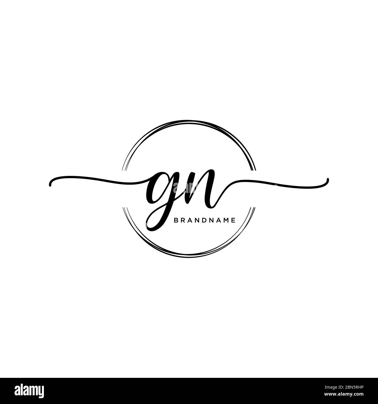 GM Logo monogram rounded by hexagon shape with crown design template on  white background vector de Stock