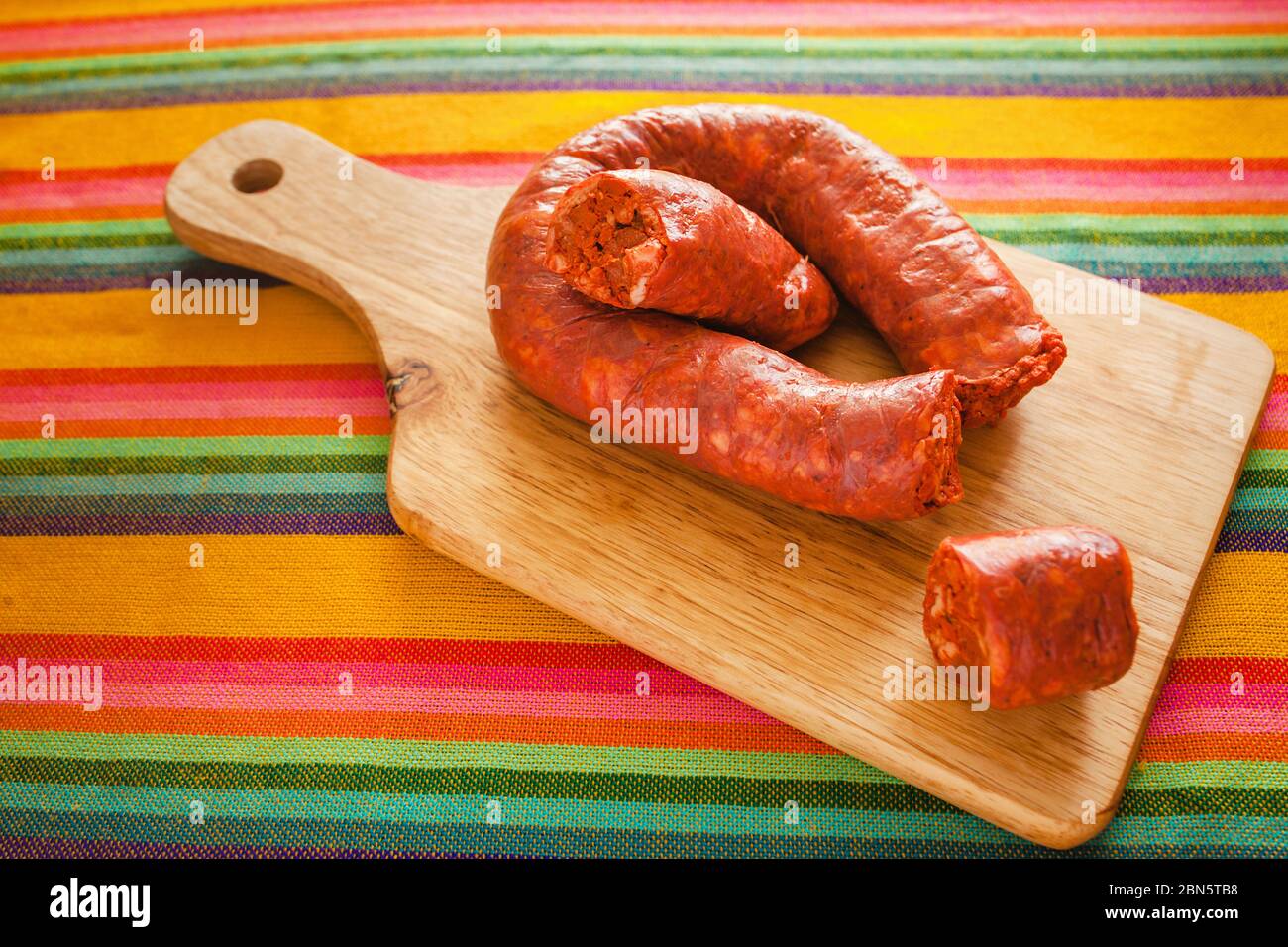 longaniza mexicana, chorizo traditional pork sausage in mexico, mexican