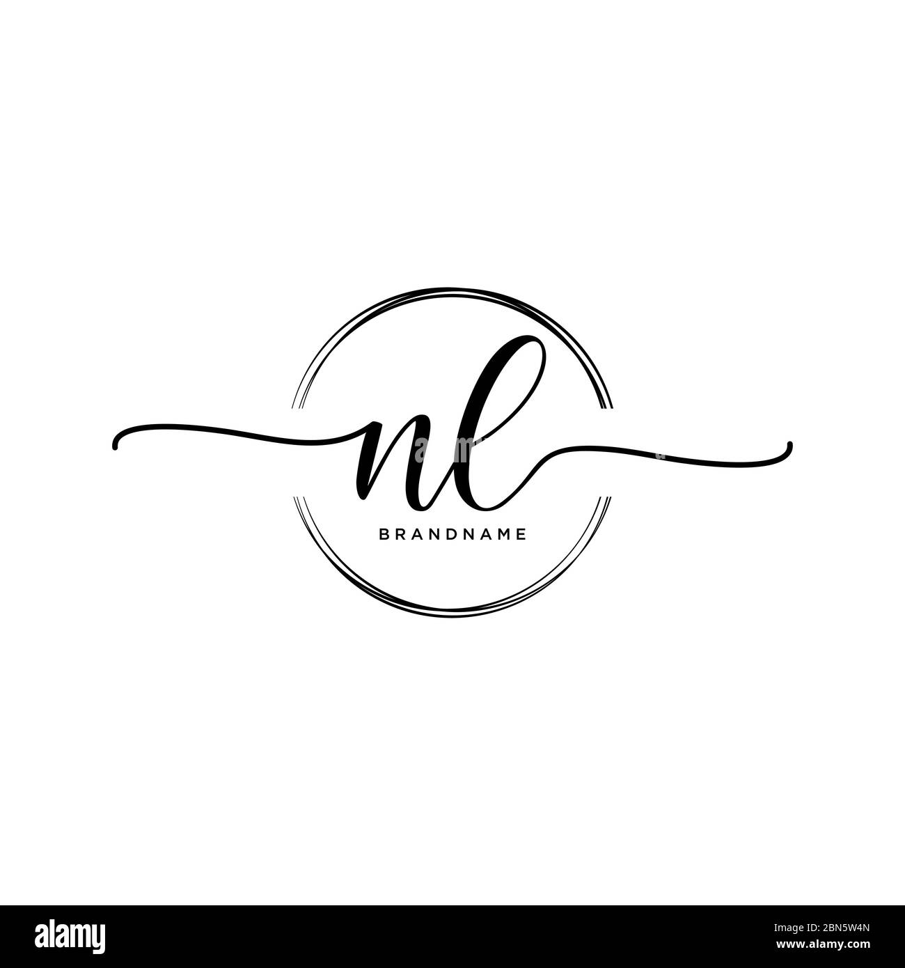 Nl Letter Logo High Resolution Stock Photography and Images - Alamy