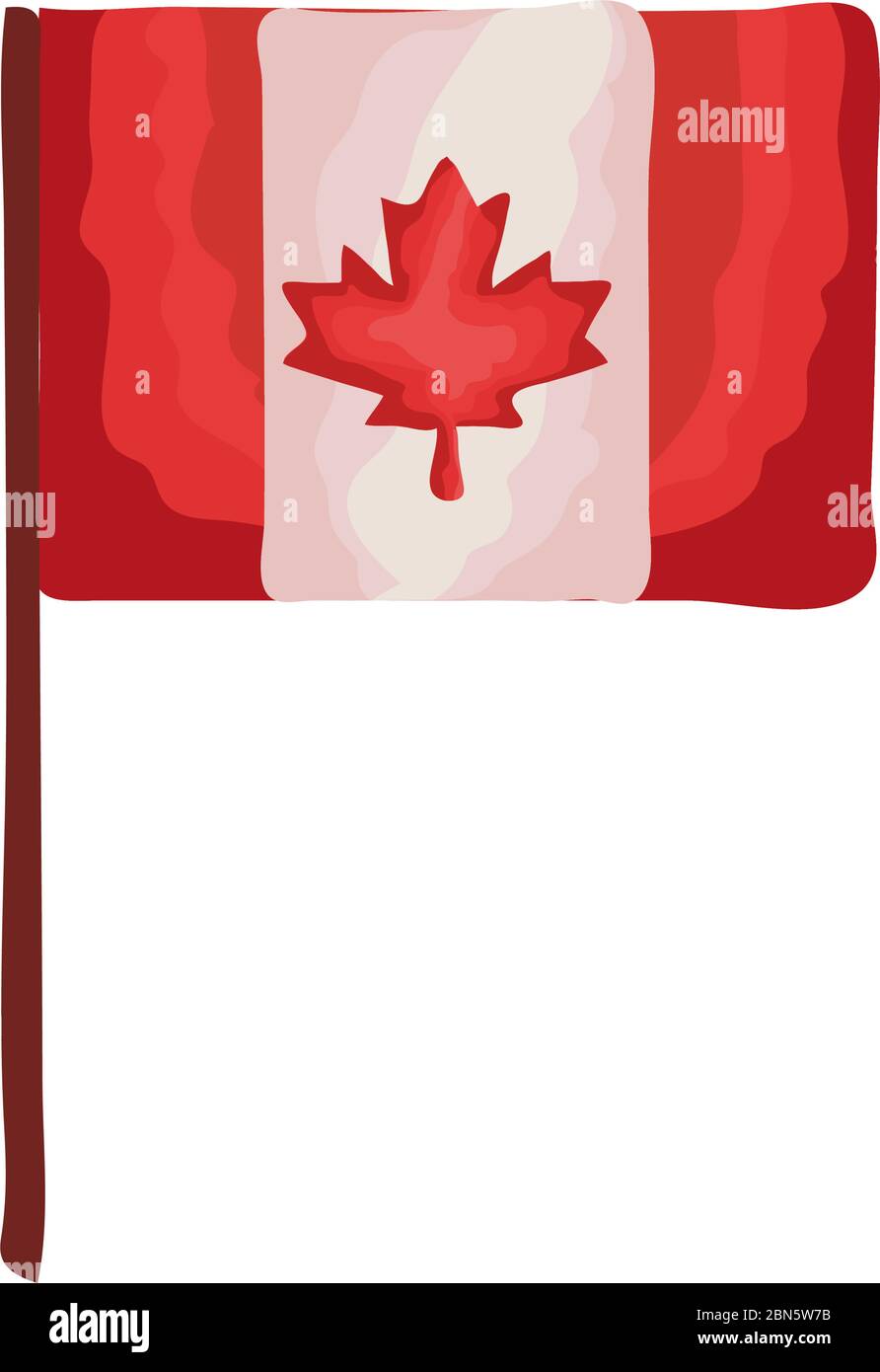 canada flag flat style icon Stock Vector Image & Art - Alamy