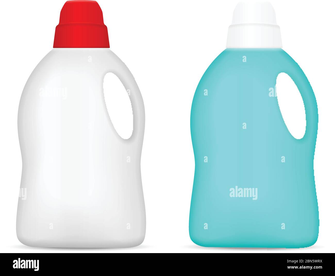 Detergent bottle set on a white background Stock Vector Image & Art - Alamy