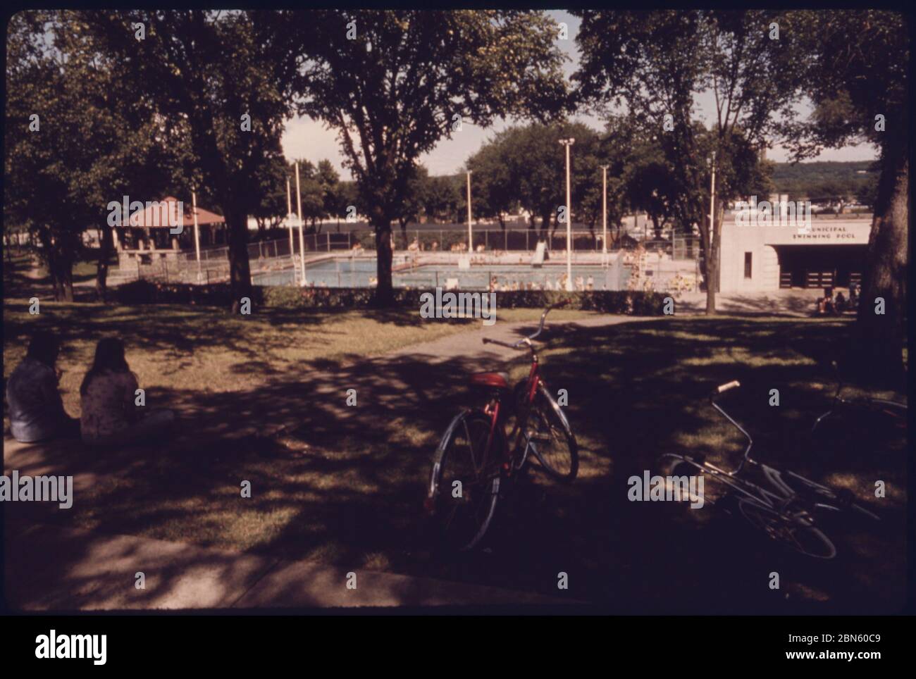 The Public Swimming Pool Located In German Park In New Ulm Minnesota By The U S National Archives Stock Photo Alamy
