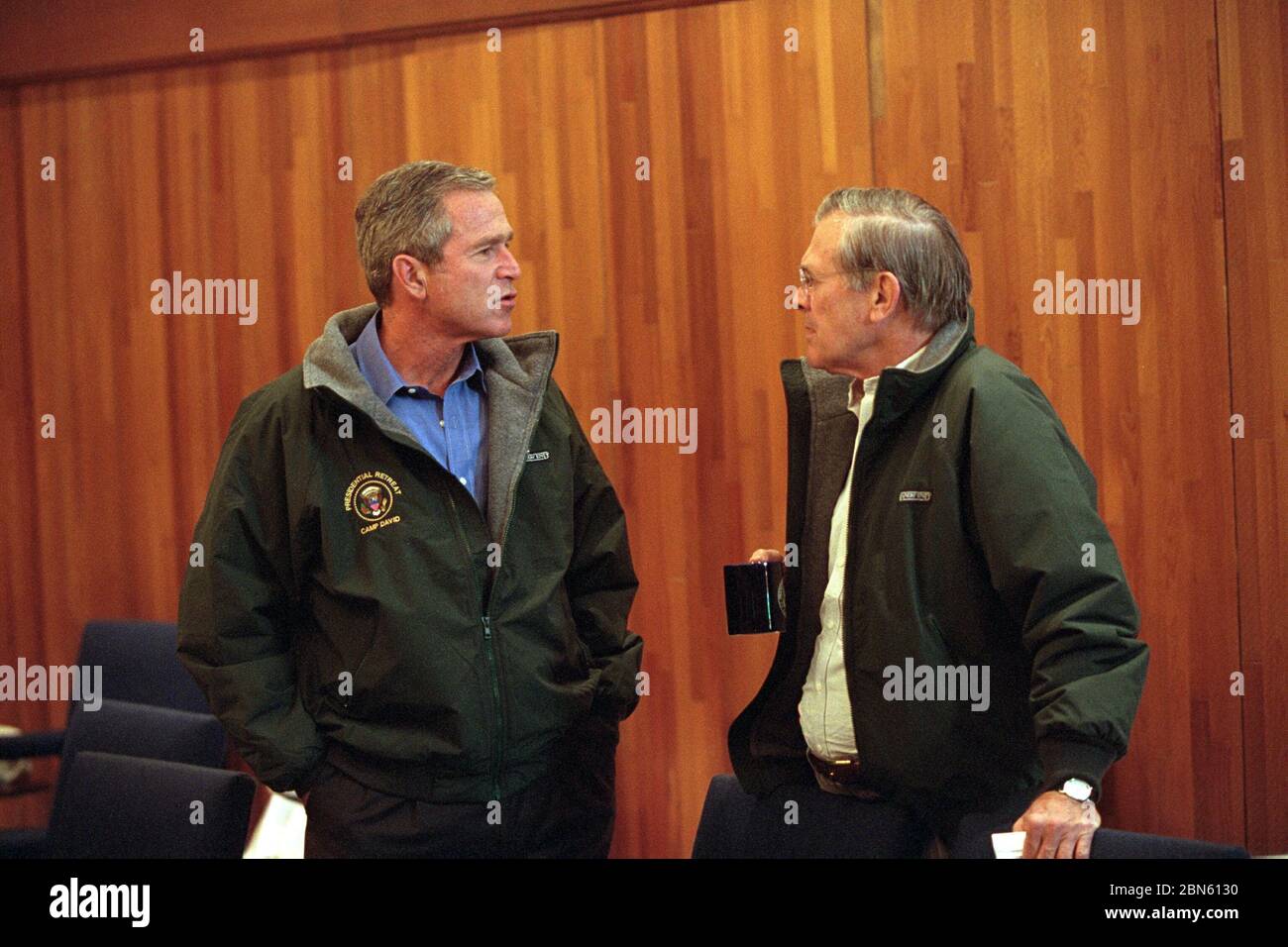 bush camp david hires stock photography and images Alamy