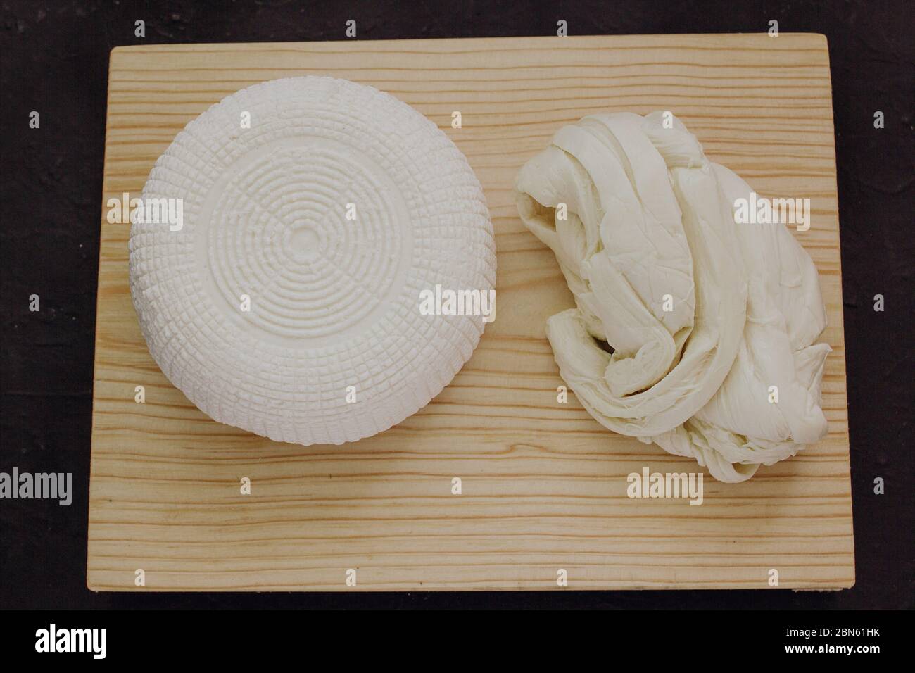 queso panela mexican cheese, mexican food white cheese in mexico Stock