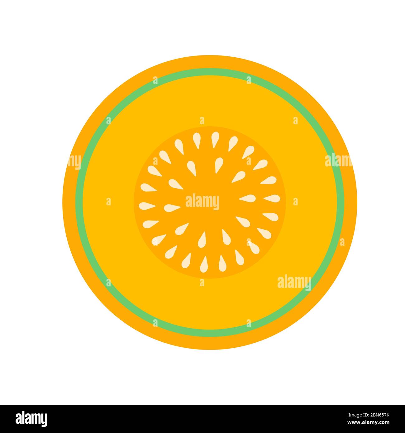 orange melon on white background Stock Photo Alamy