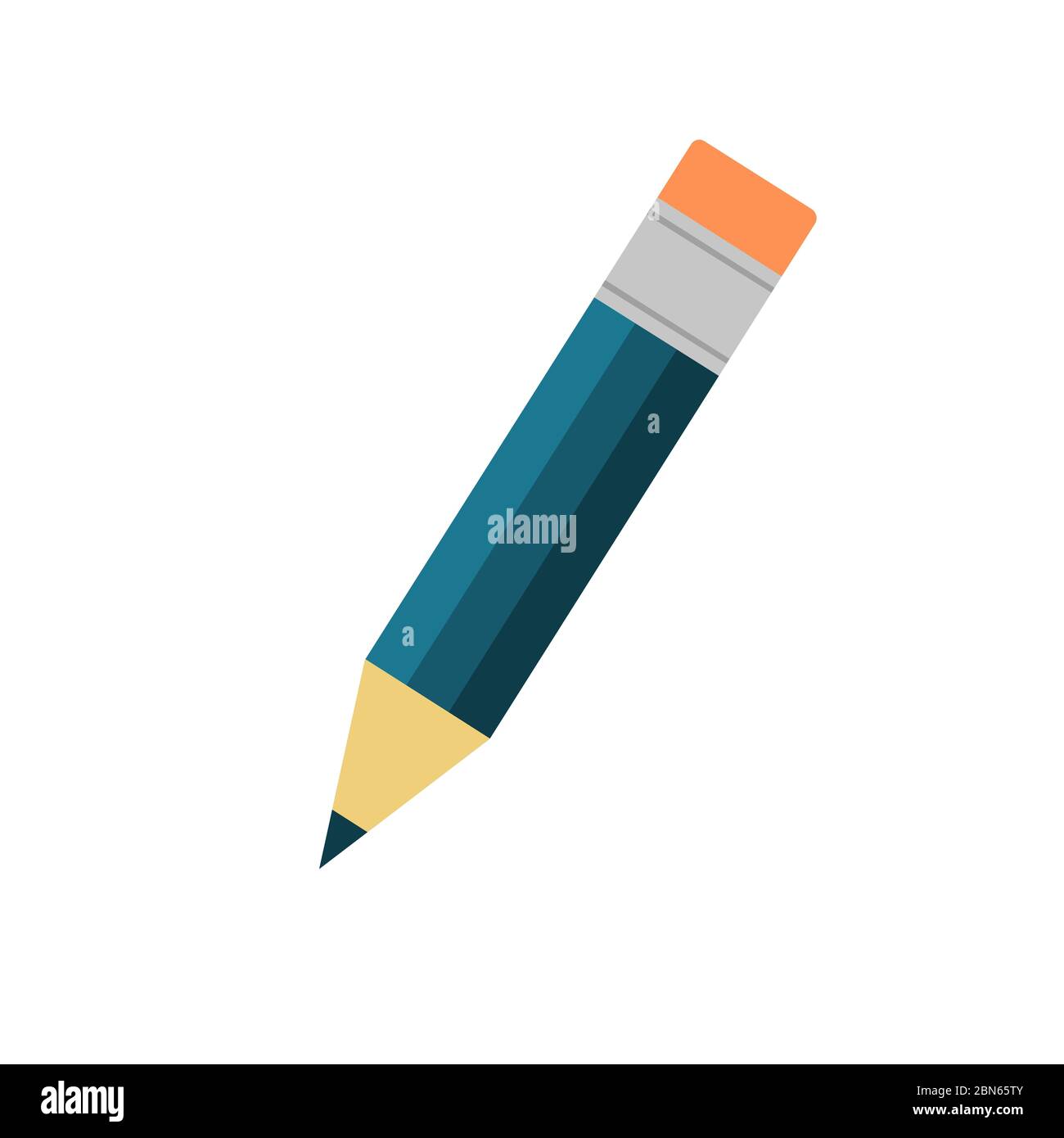 blue pen on white background Stock Photo Alamy