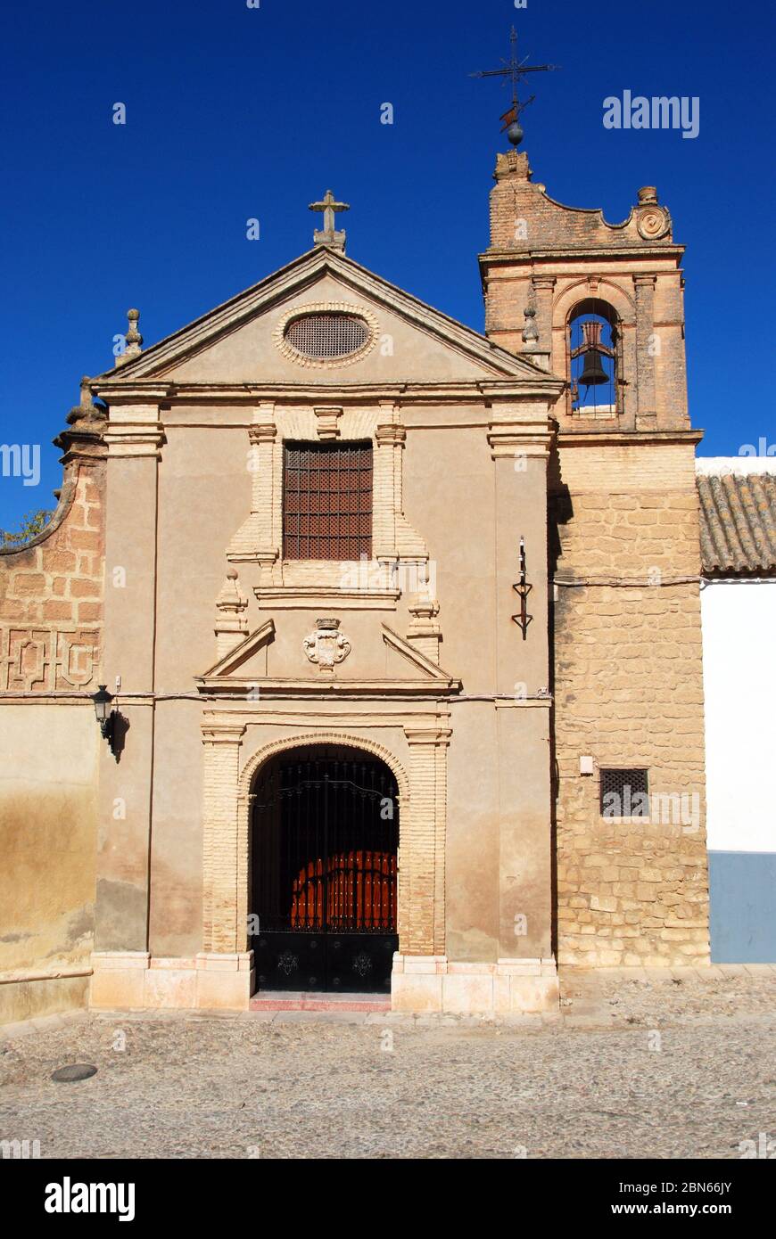 View of the Museum of sacred art in the Incarnation Monastery (Monasterio de la Encarnacion), Osuna, Seville Province, Andalucia, Spain, Europe. Stock Photo