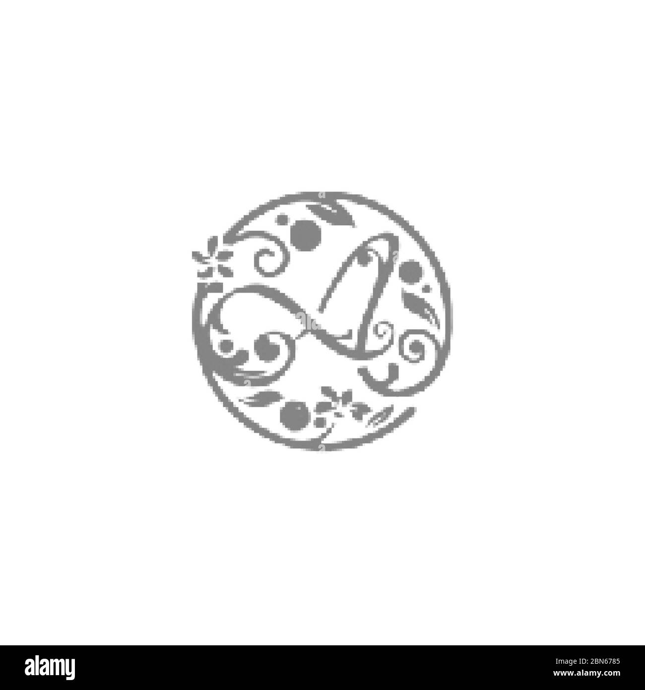 letter a on white background Stock Photo - Alamy