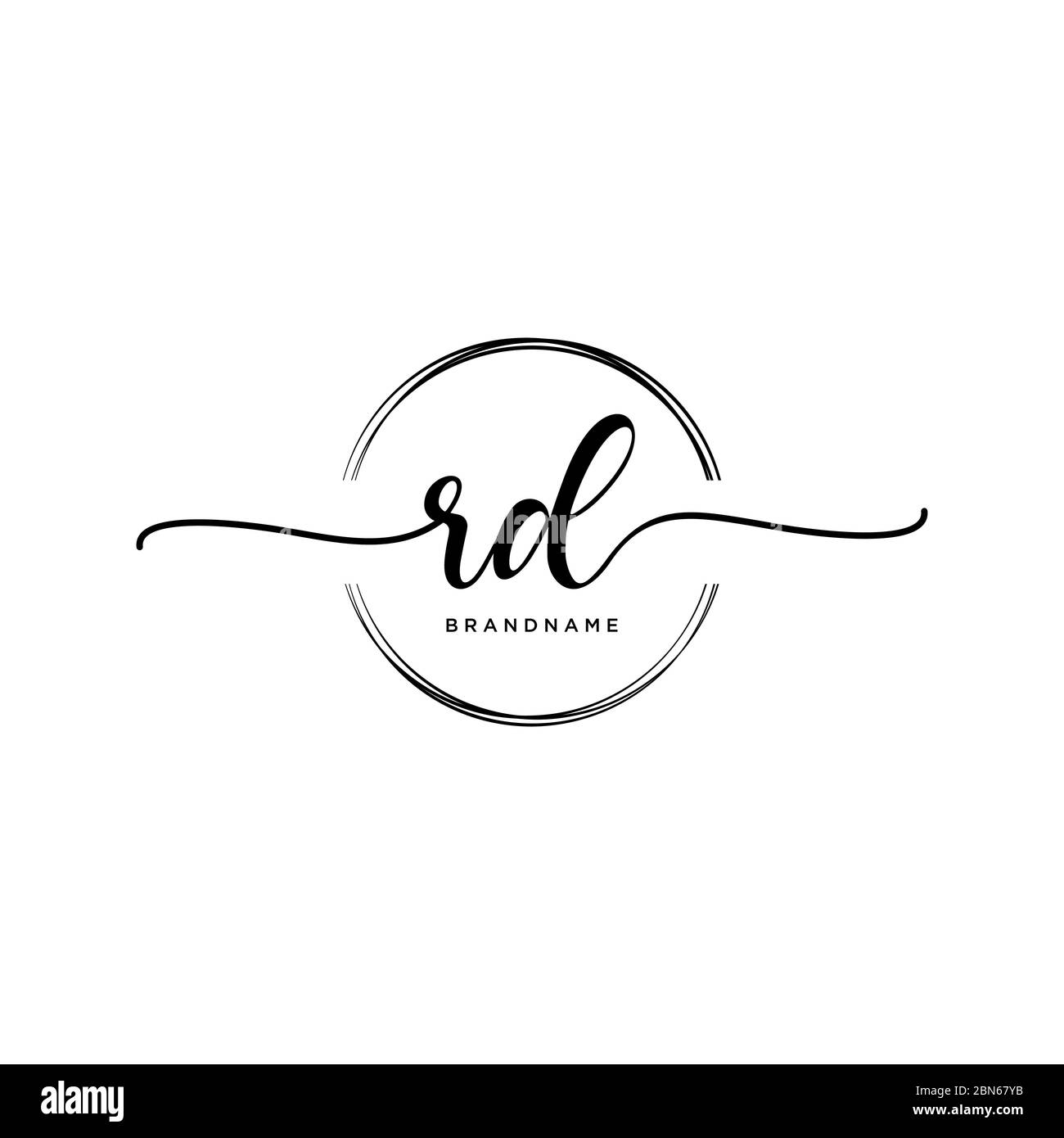 Letter rd vector vectors hi-res stock photography and images - Alamy