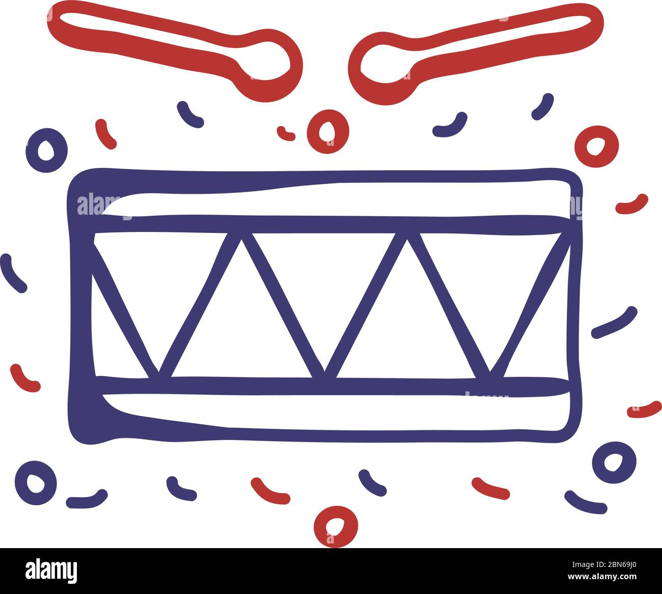drum instrument line style icon Stock Vector Image & Art - Alamy