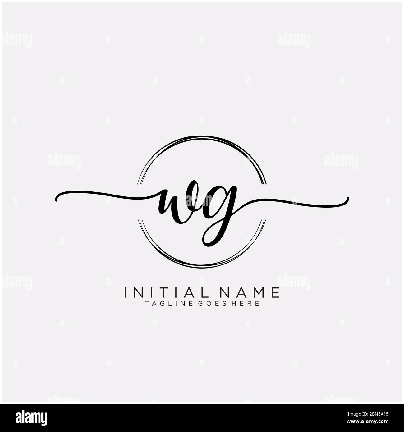 Letter wg vector vectors Stock Vector Images - Alamy