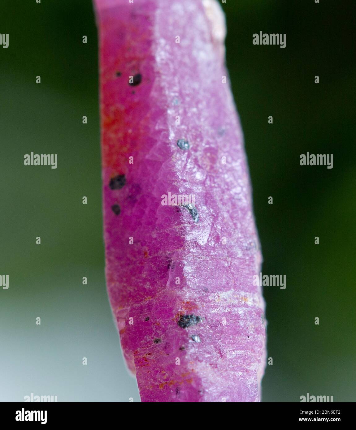 ruby mineral specimen quartz gem stone rock geology Stock Photo - Alamy