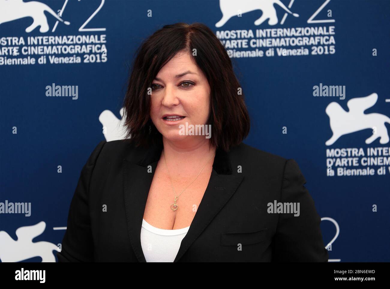 VENICE, ITALY - SEPTEMBER 02: 'Venezia 72' Jury member Lynne Ramsay attends the Jury Photocall during the 72nd Venice Film Festival Stock Photo