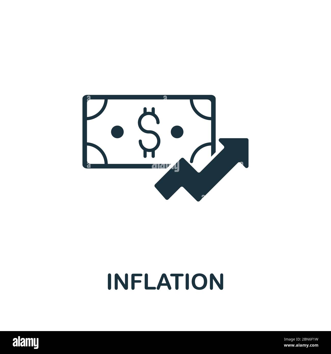Inflation icon from investment collection. Simple line Inflation icon ...