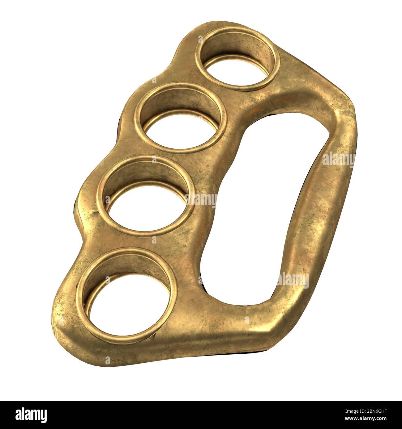 Brass knuckles fist hand hi-res stock photography and images - Alamy