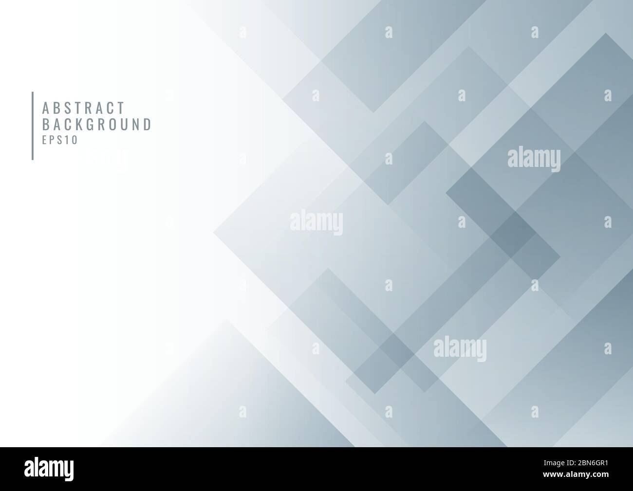 Abstract white and gray geometric square shape overlapping layer background. Vector illustration Stock Vector