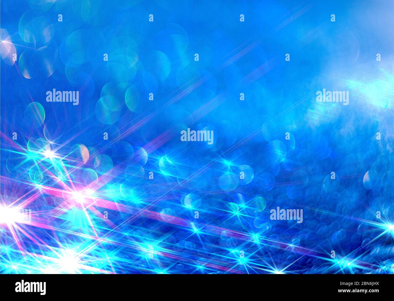 blue background of abstract lights Stock Photo - Alamy