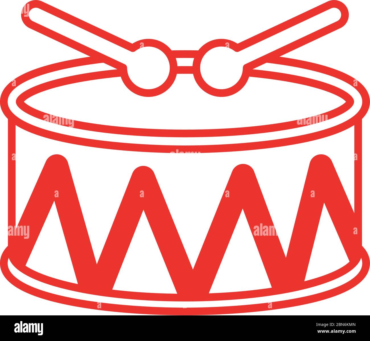 drum instrument line style icon Stock Vector Image & Art - Alamy