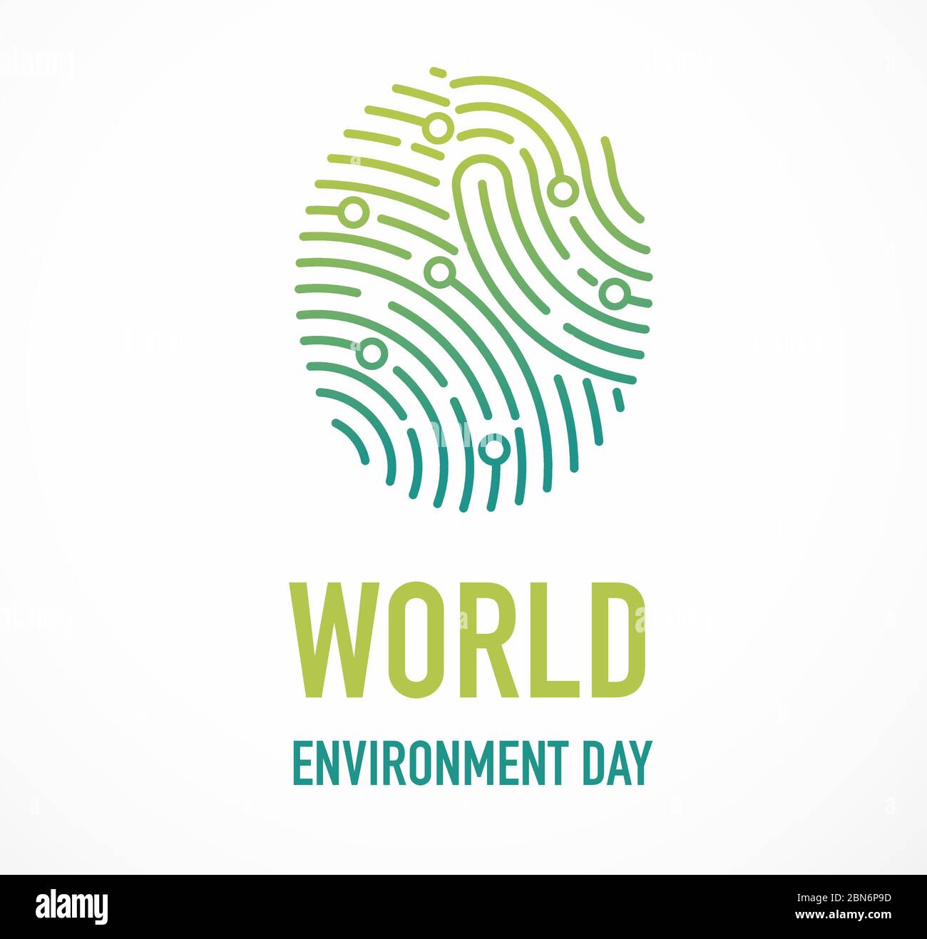 World Environment day, go green concept design. Vector illustration ...