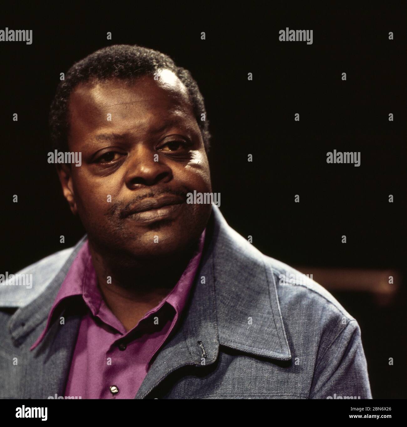 Oscar Peterson, kanadischer Jazzpianist und Komponist, Deutschland um 1994. Canadian jazz pianist and composer Oscar Peterson, Germany around 1994. Stock Photo