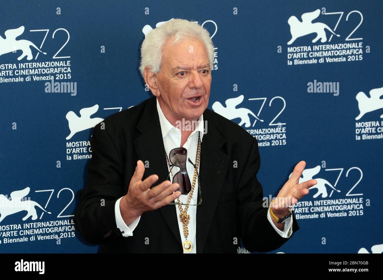 VENICE, ITALY - SEPTEMBER 08: Actor Gianni Schicchi attends a photocall for 'Blood Of My Blood' during the 72nd Venice Film Festival Stock Photo