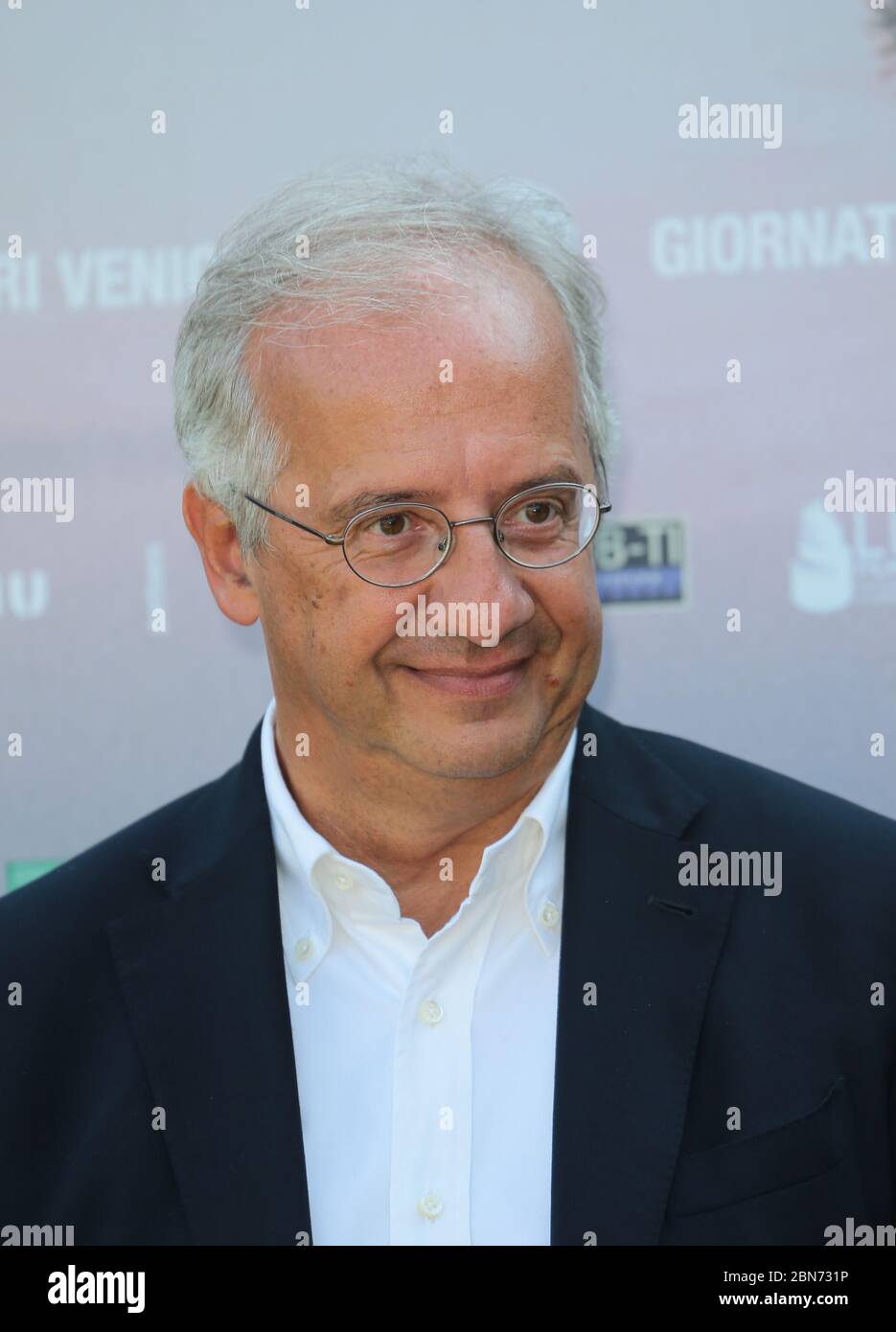 VENICE, ITALY - SEPTEMBER 11: Walter Veltroni attends a photocall for 'Milano 2015' during the 72nd Venice Film Festival on September 11, 2015 Stock Photo