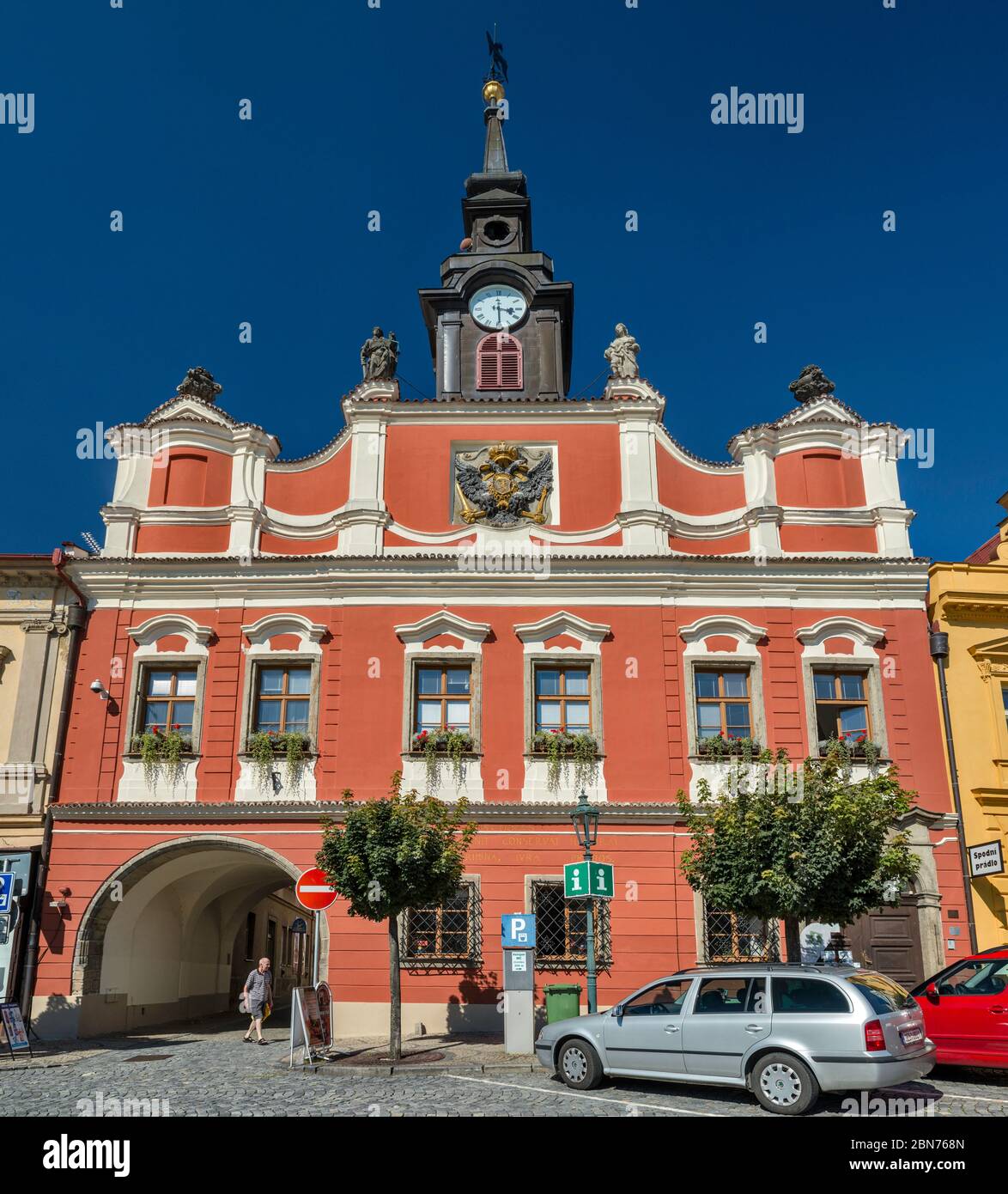 Stara Radnice (Old Town Hall, 1861) in Chrudim, Bohemia, Czech Republic,  Central Europe Stock Photo - Alamy