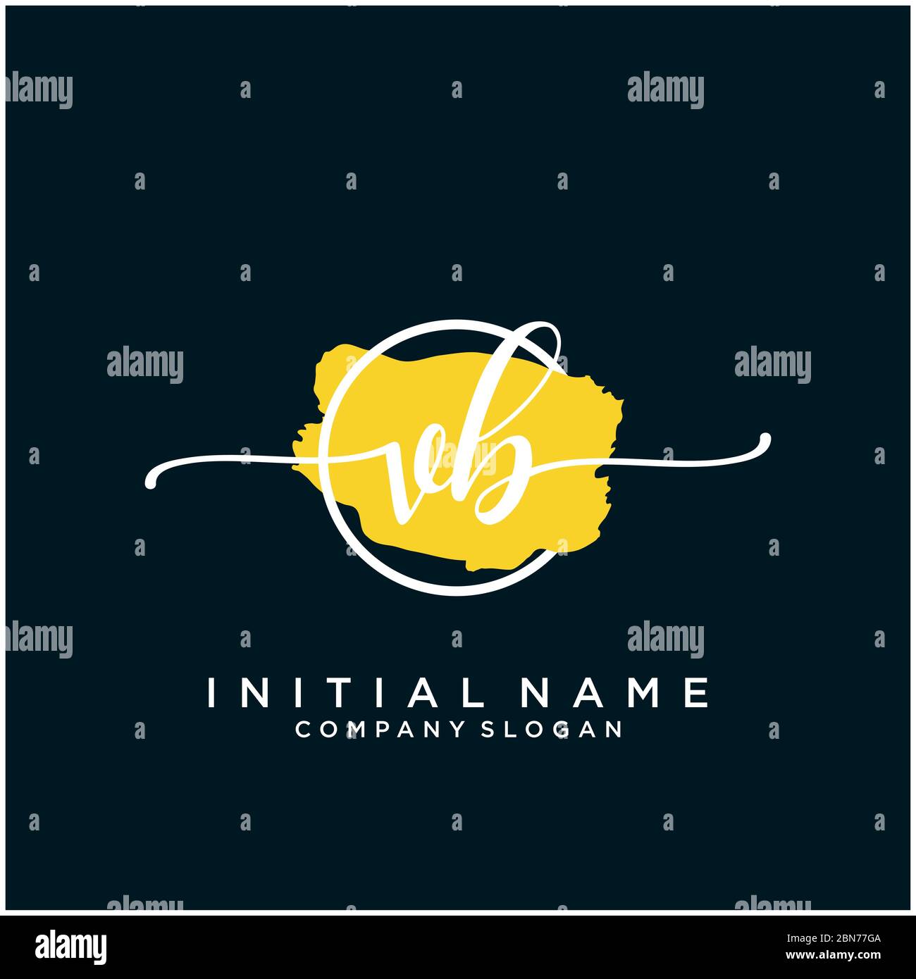Vb initials logo Stock Vector Images - Alamy