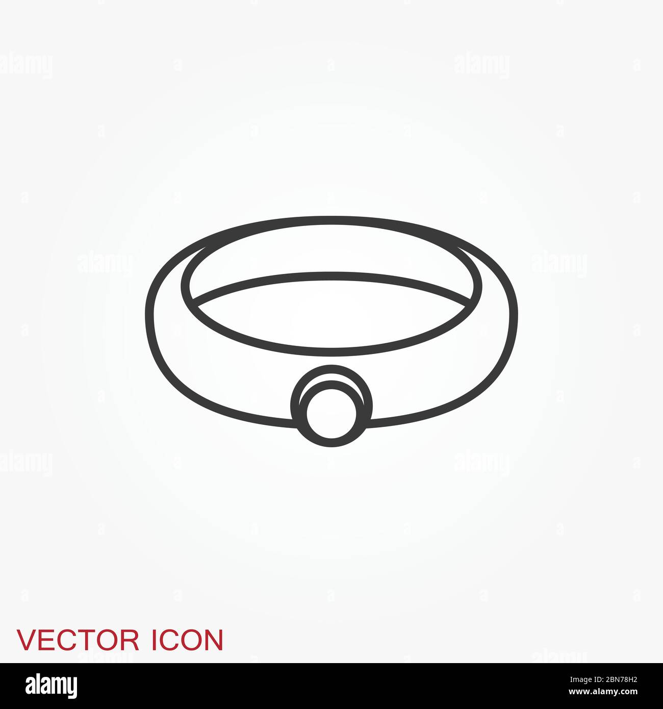 Ring icon, engagement and wedding ring. Vector illustration Stock ...
