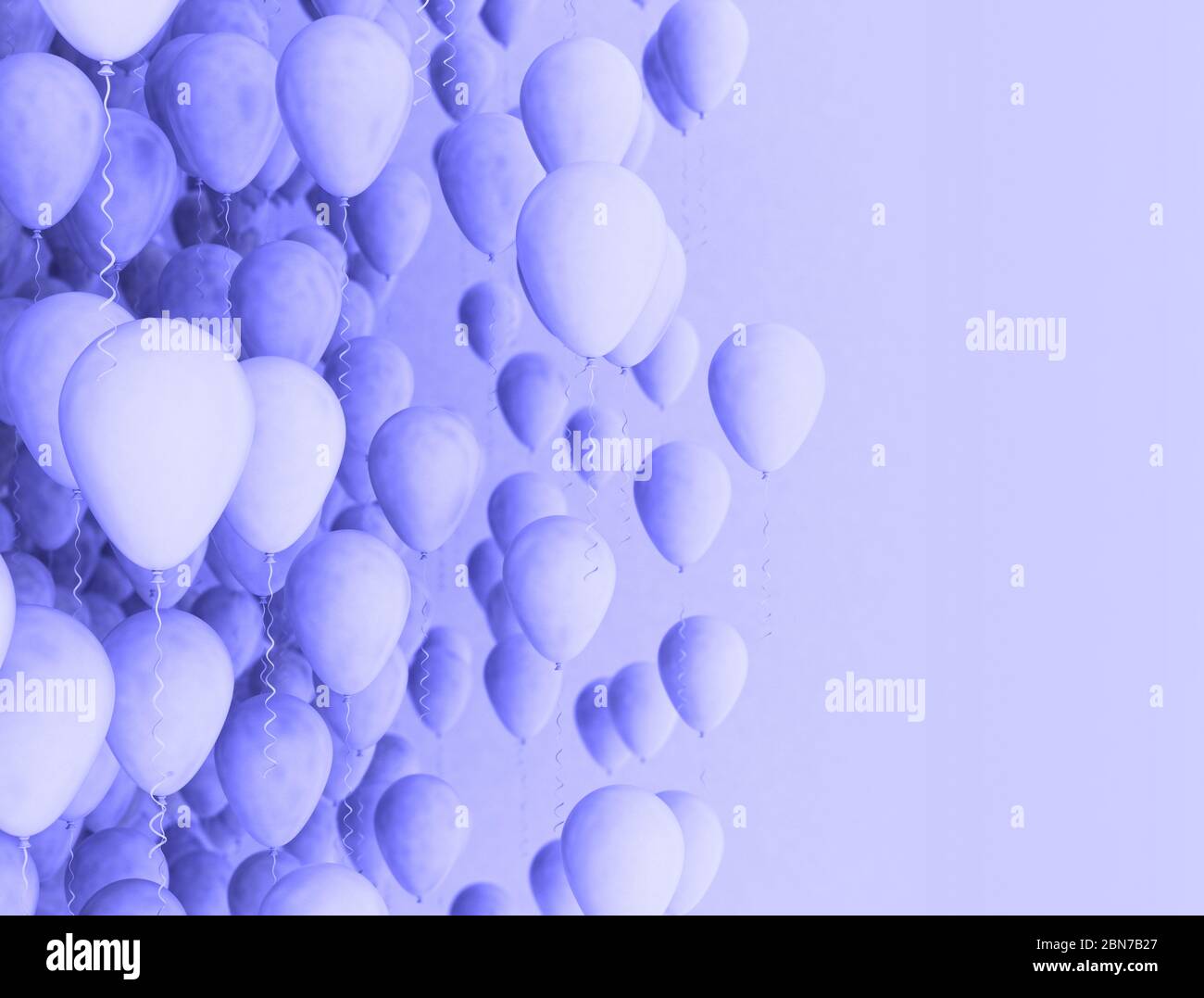 Purple balloons celebration background. 3d Illustration Stock Photo Alamy