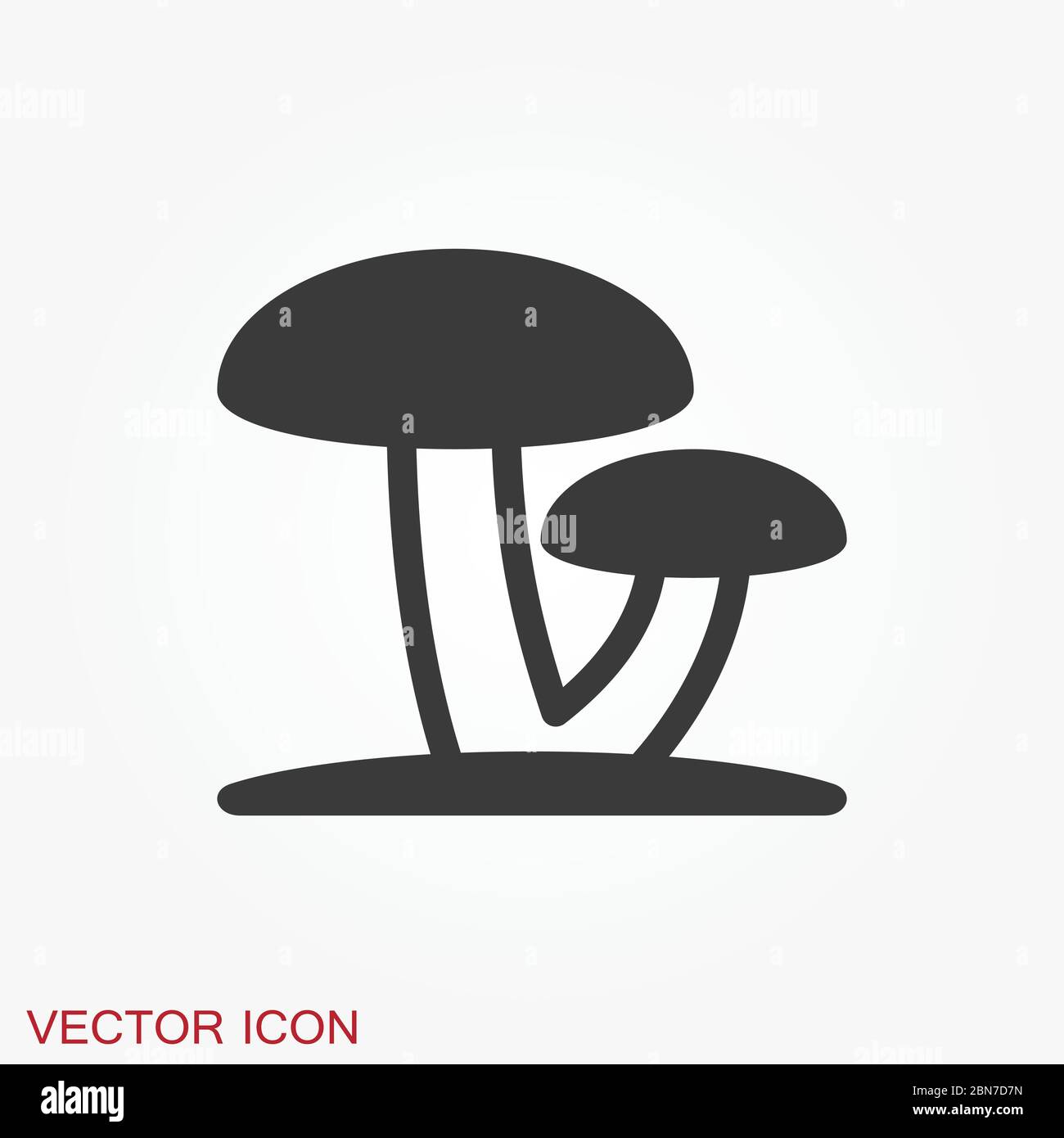 Vegetables vector icon, symbol isolated on background. Stock Vector