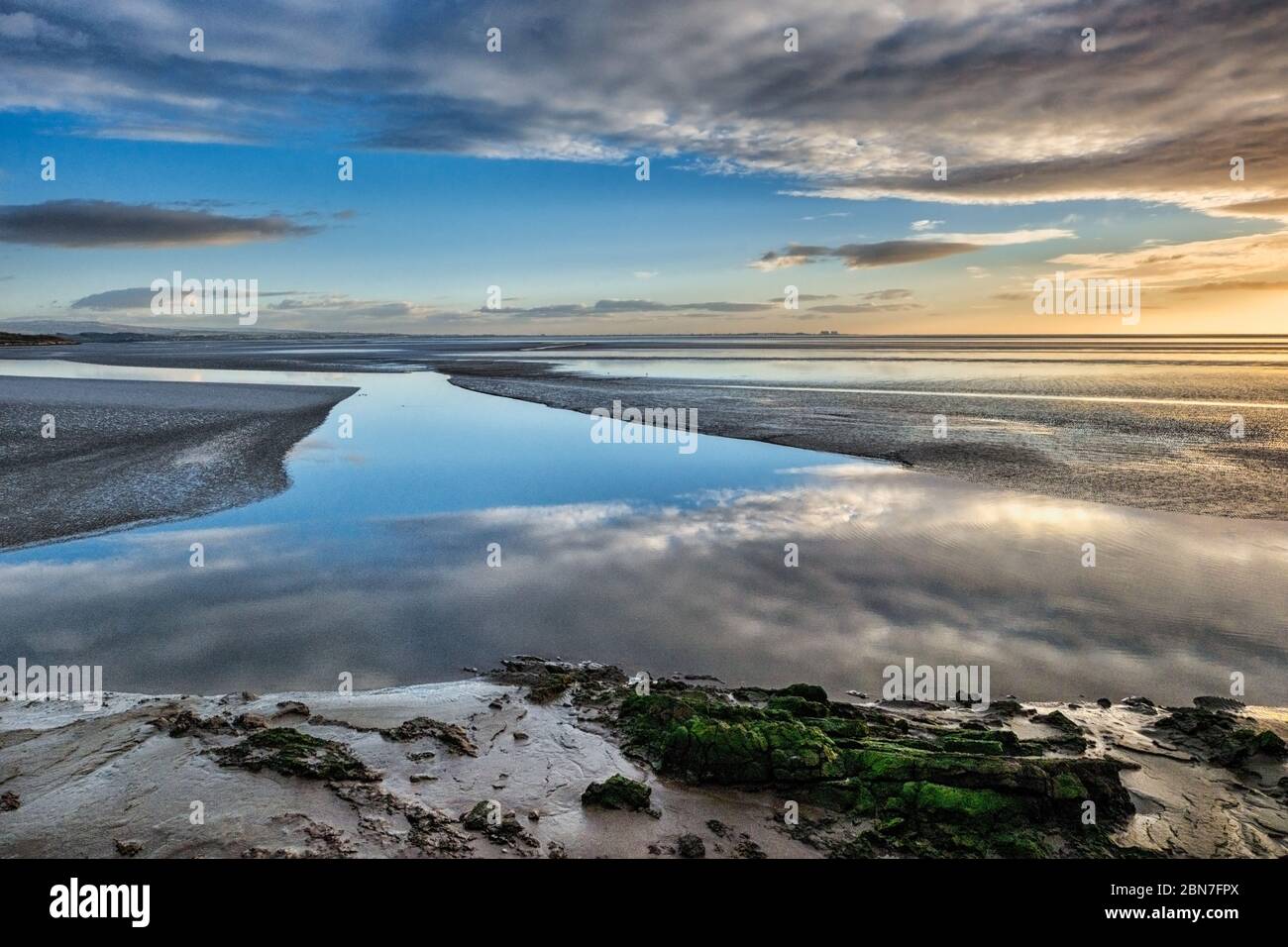 Blackstone Point, Morecambe Bay Stock Photo Alamy