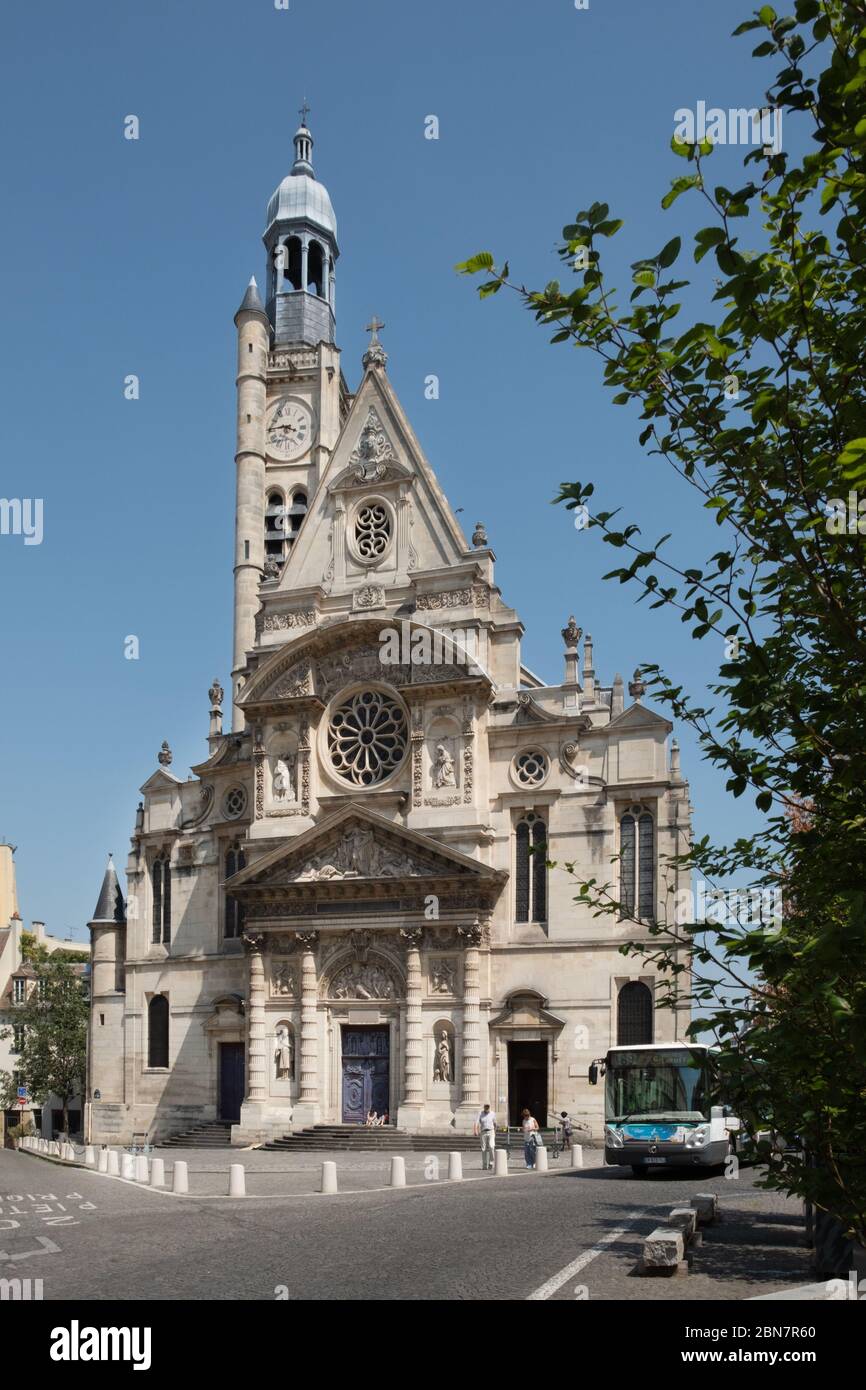 St Etienne du Mont Church, Paris, France Stock Photo - Alamy