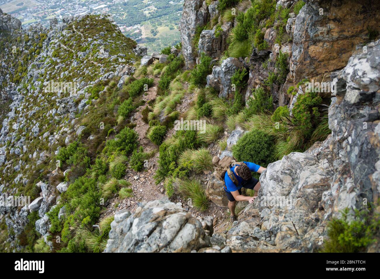 Devils Peak in Table Mountain National Park, Cape Town, South Africa ...