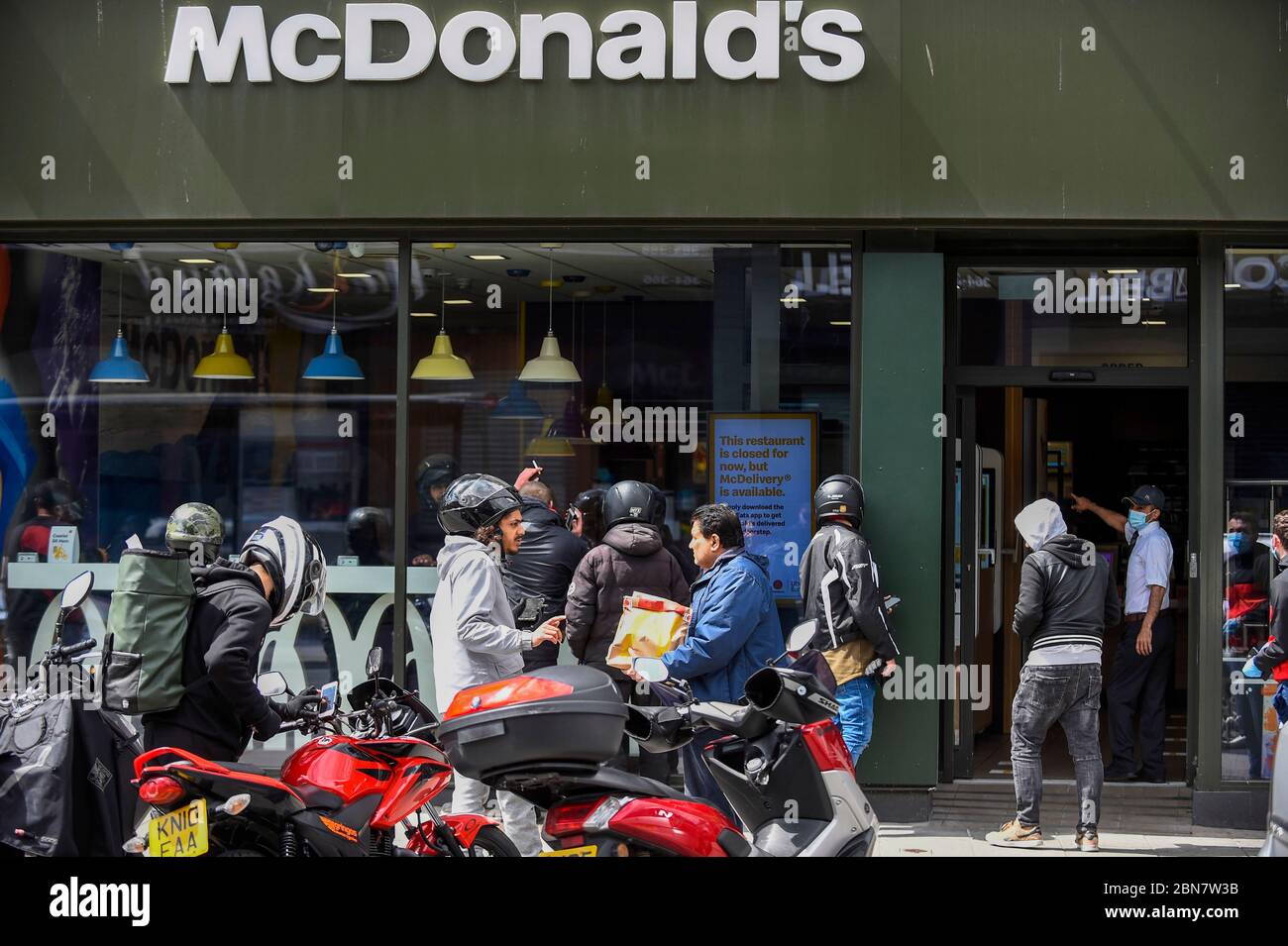 Mcdelivery london hi-res stock photography and images - Alamy