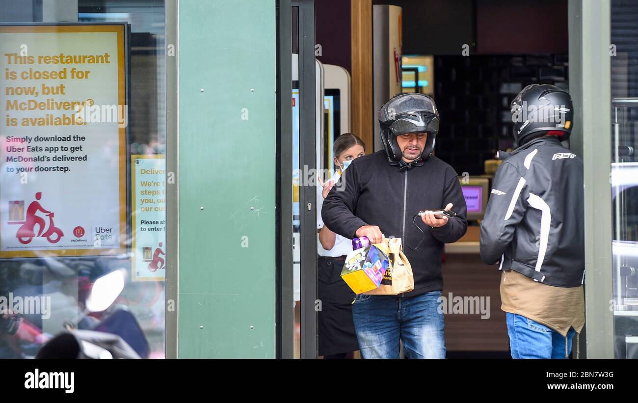 Mcdelivery london hi-res stock photography and images - Alamy