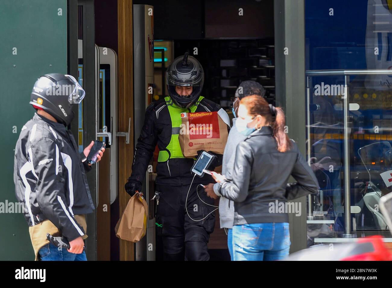 Mcdelivery london hi-res stock photography and images - Alamy
