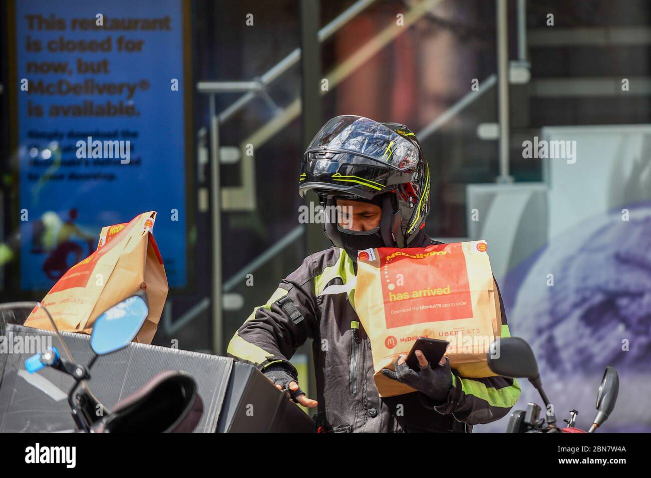 Mcdelivery london hi-res stock photography and images - Alamy