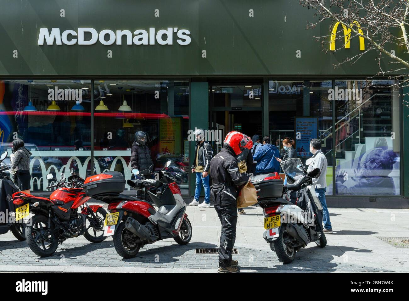 Mcdelivery london hi-res stock photography and images - Alamy