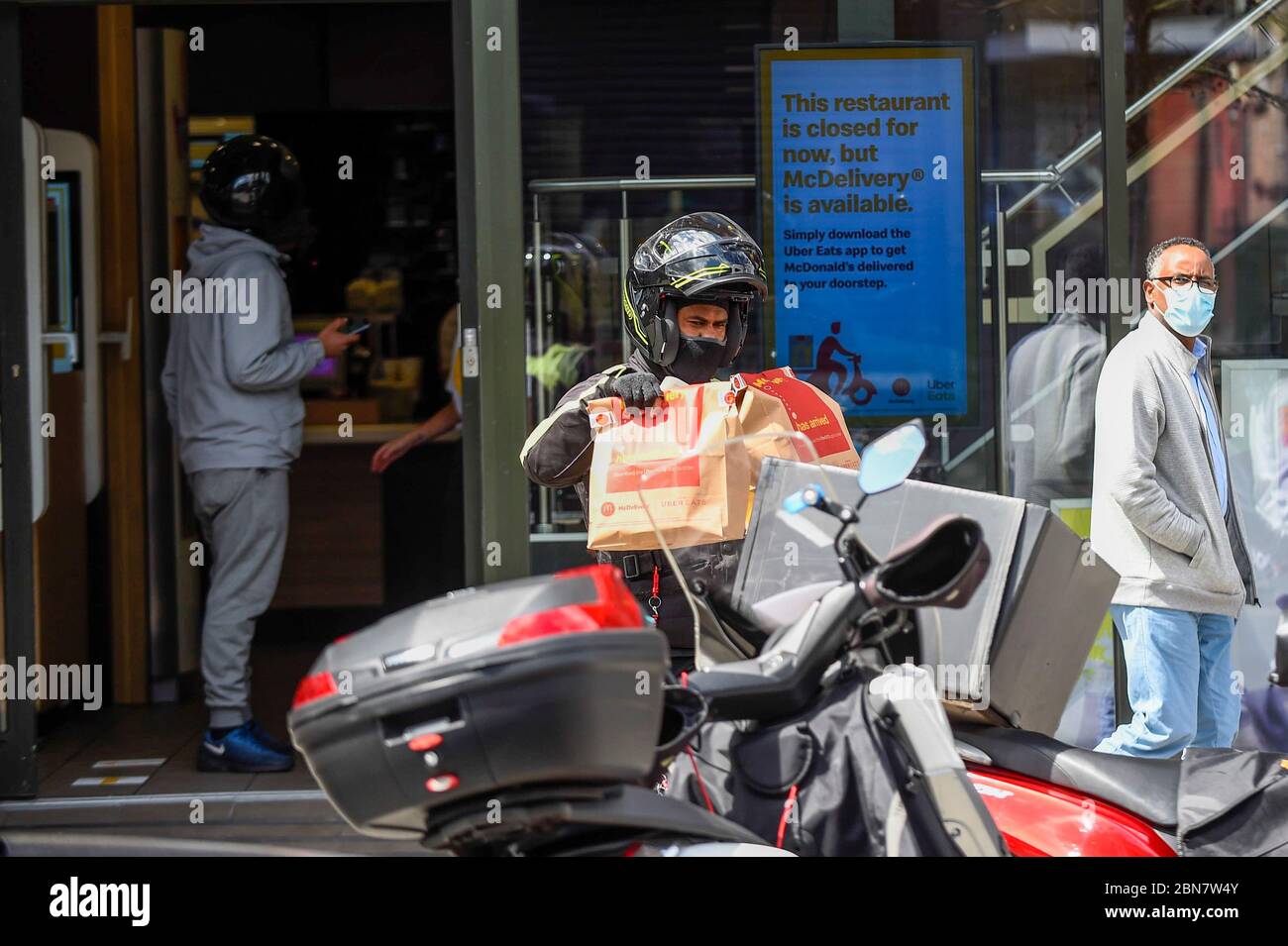 Mcdelivery london hi-res stock photography and images - Alamy