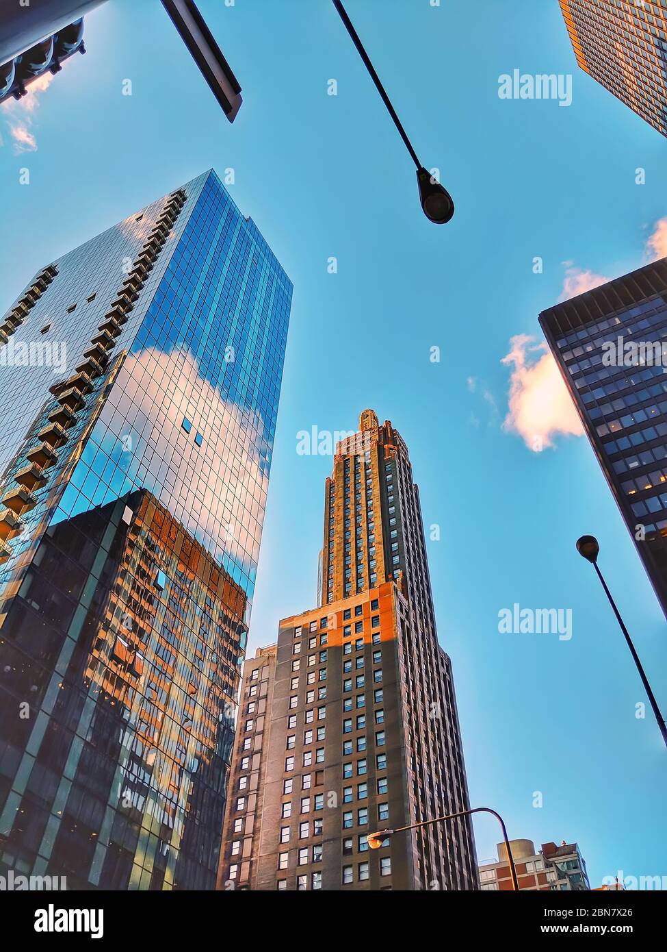 View modern glass skyscrapers hi-res stock photography and images - Alamy