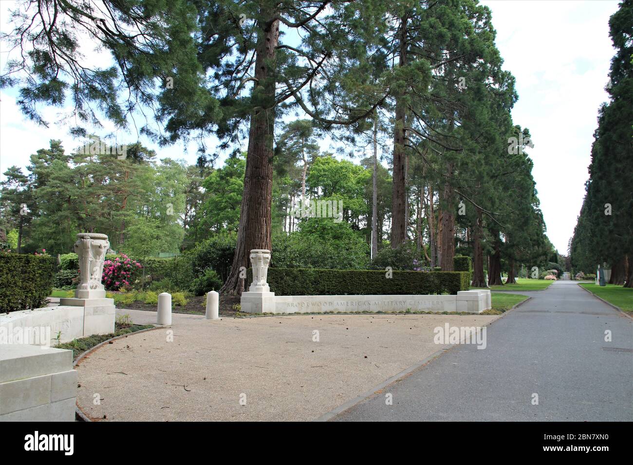 Brookwood military cemetery in Surrey Stock Photo