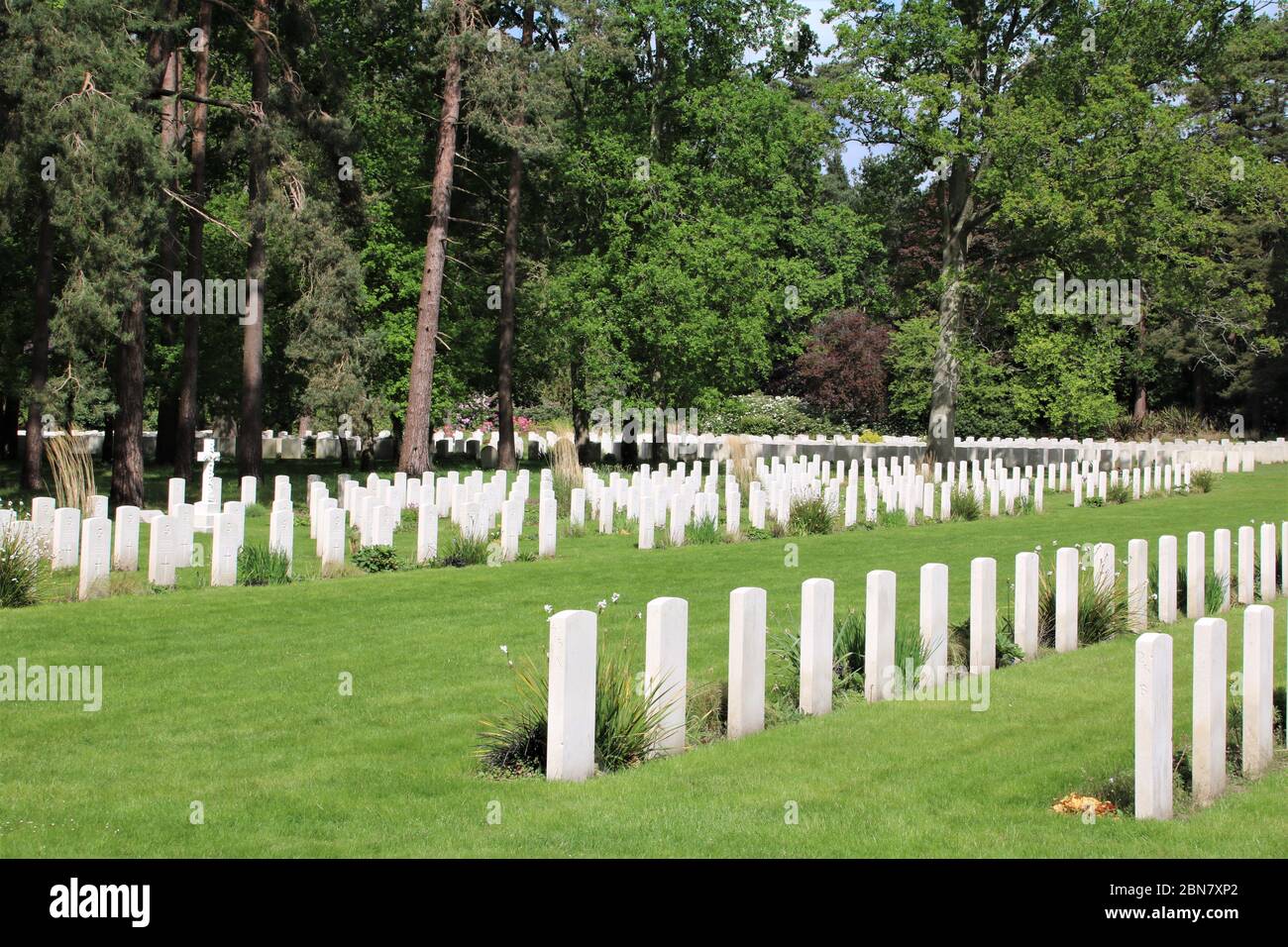 Brookwood military cemetery in Surrey Stock Photo
