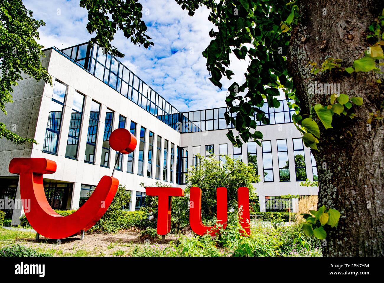 A view of the Tui travel agency head office.TUI travel group is to cut 8,000 jobs due to the coronavirus pandemic. That equates to about 15 percent of the total workforce. According to the largest package travel provider in the world, which is active in the Netherlands, among others, it is necessary to reduce the costs considerably, as there will probably be far fewer people going on holiday this summer. Stock Photo